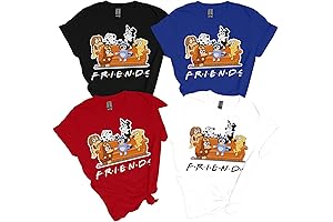 Personalized Bluey Friends Family Matching Dog Shirts