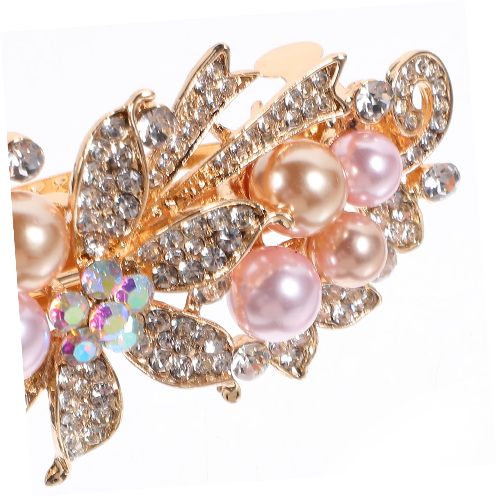 FRCOLOR 4 pezzi di strass forcine per capelli da donna fermagli per capelli forcine per capelli strass primavera fermagli per capelli con sposa lega di zinco accessori perla