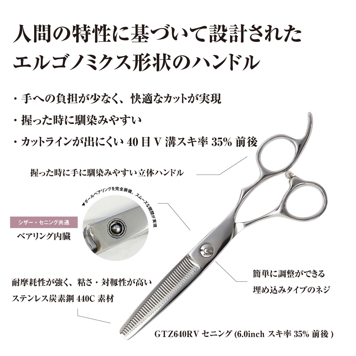 Amazon.co.jp: 【PF】DEEDS 日本の鋏専門メーカー GTZ640RV セニング