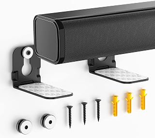 notiela Universal Soundbar Mount Shelf for Samsung, Sony, LG, Vizio, Bose, Onn and More Soundbar - Sound Bar Mount Under TV