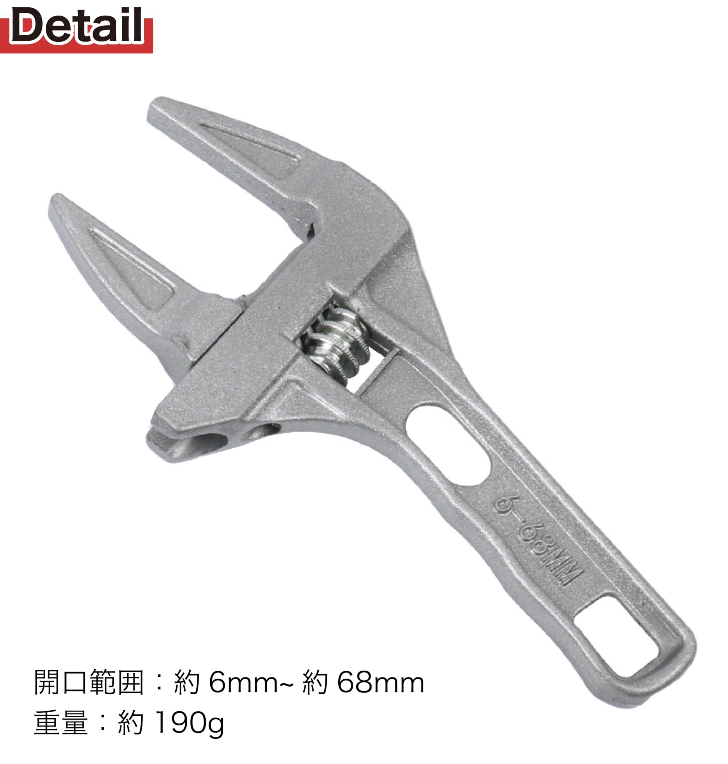 モンキーレンチ Amazon | トップ工業 (TOP) モンキーレンチ 口開長58mm 450mm HX