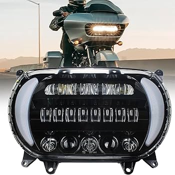 Amazon.com: Atubeix Headlight LED Road Glide Motorcycle, Daytime