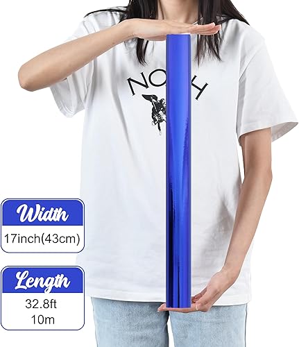 Miniatura 17 de BEISHIDA Rollo de papel de regalo metálico negro, 17 pulgadas x 32.8 pies, papel de regalo para múltiples ocasiones Negro -,plateado,Champán,Azul