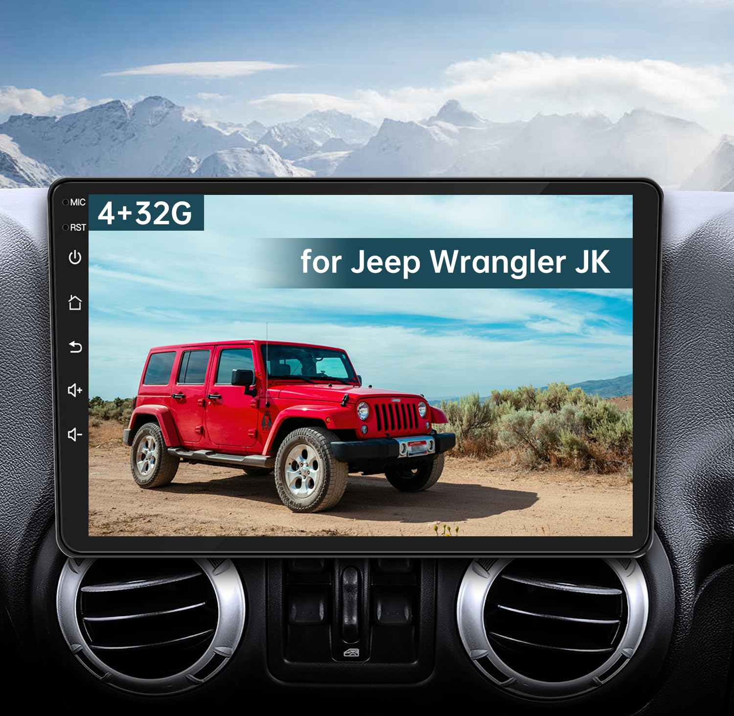 Amazon.co.jp: 4+32GB カーラジオ Jeep Wrangler JK コンパス 