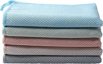 Prato 5 peças Panos de óleo Prato de limpeza de prato Toalha de mesa Cor Absorvente Panos de cozinha Rápidos Ferramenta de Super Limpeza Toalha de pano Pano Pano de Coral Antiaderente Toalha de Secagem Aleatória para (A, Tamanho Único)