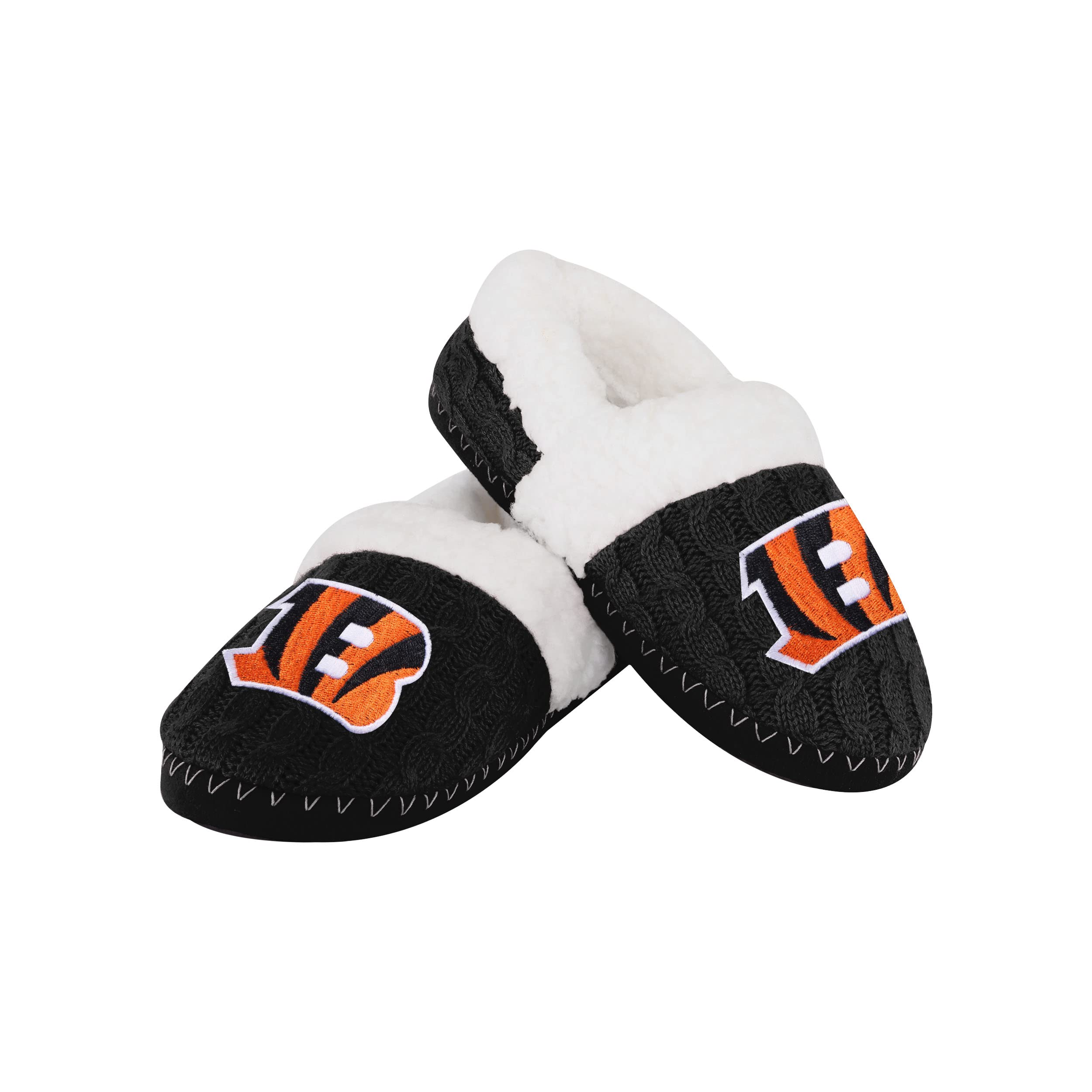 FOCO Womens NFL Team Color Moccasin Slippers
