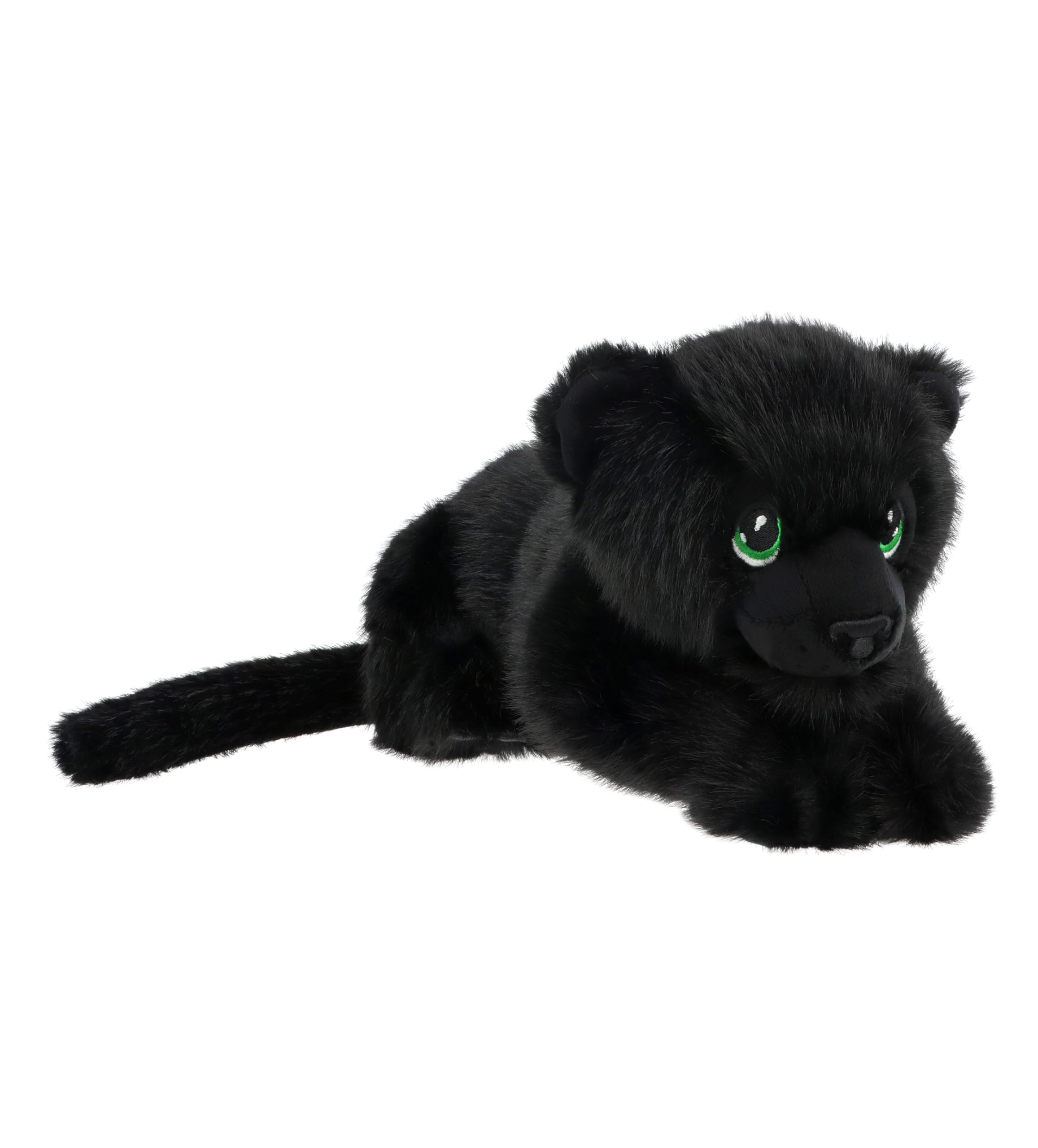 Keel Toys Keeleco SE4059 Black Jungle Cat 25 cm Soft Cuddly Plush Toy 100% Recycled 100% Huggable