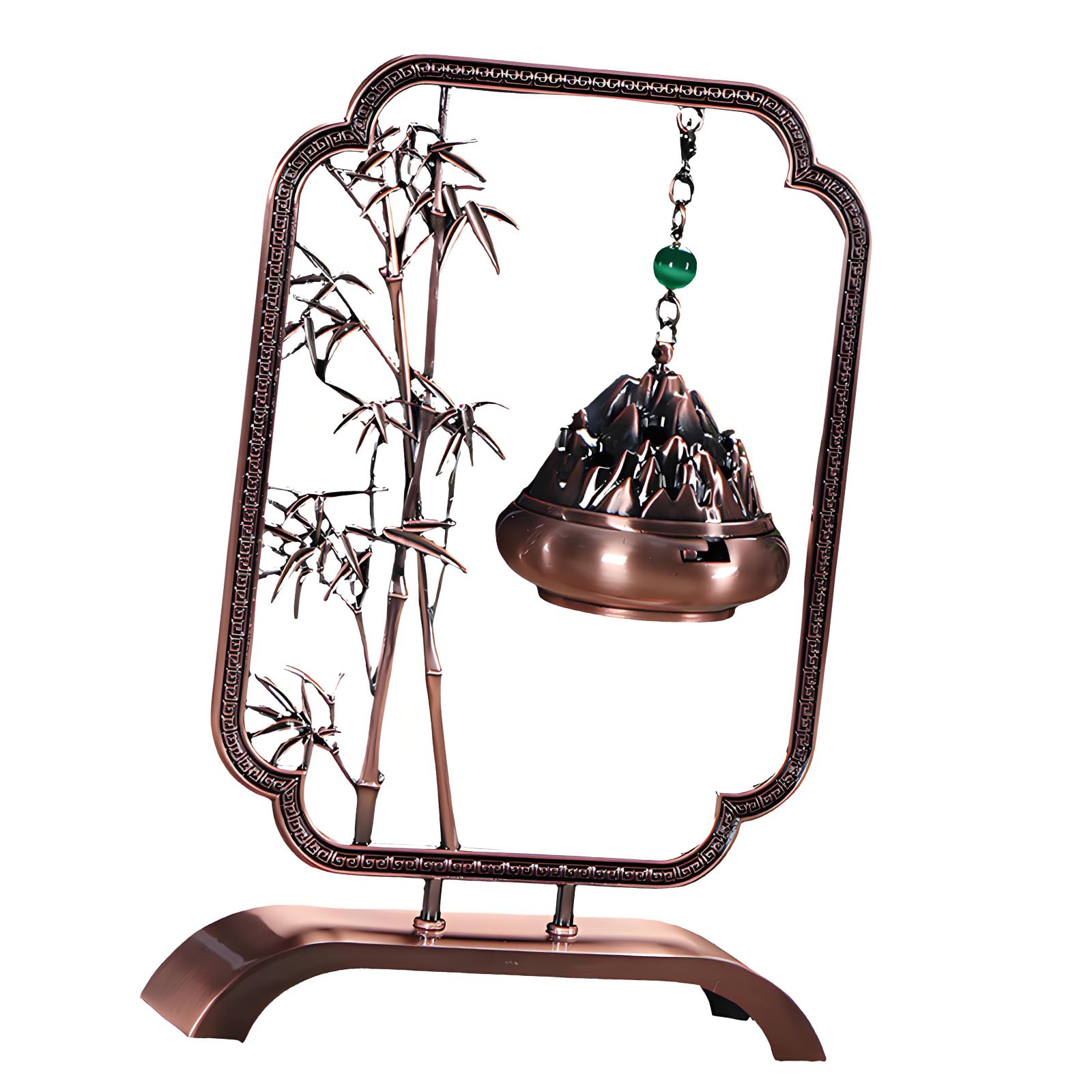 Antique Metal Pattern Incenses Burners Hanging Scented Censers Stove for Tranquils Space in Homes and Offices Metal Alloy Scented Stove