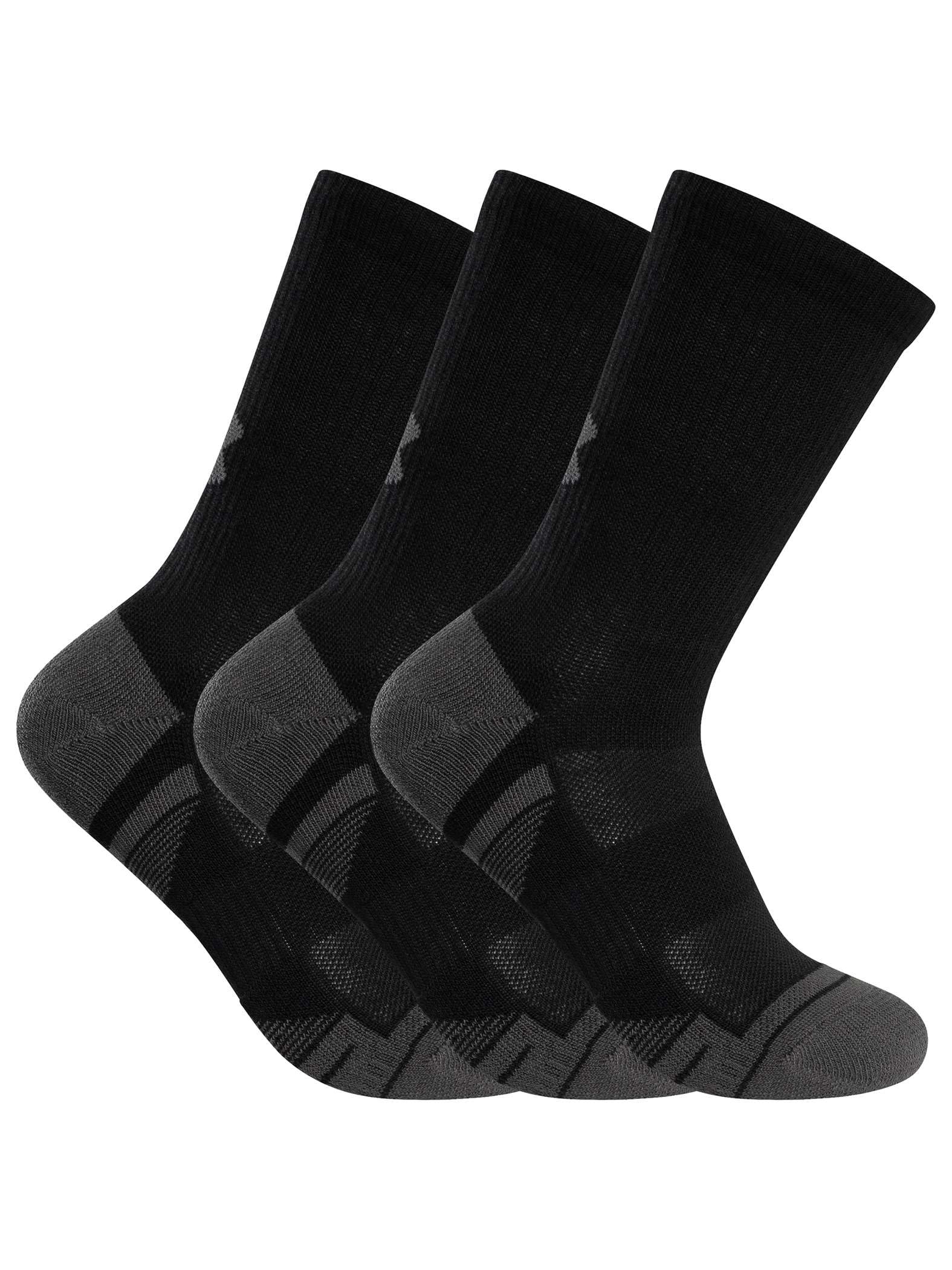 Under Armour  Ua Performance Tech 3-Pack Crew Socks - Black - L 7.5-12