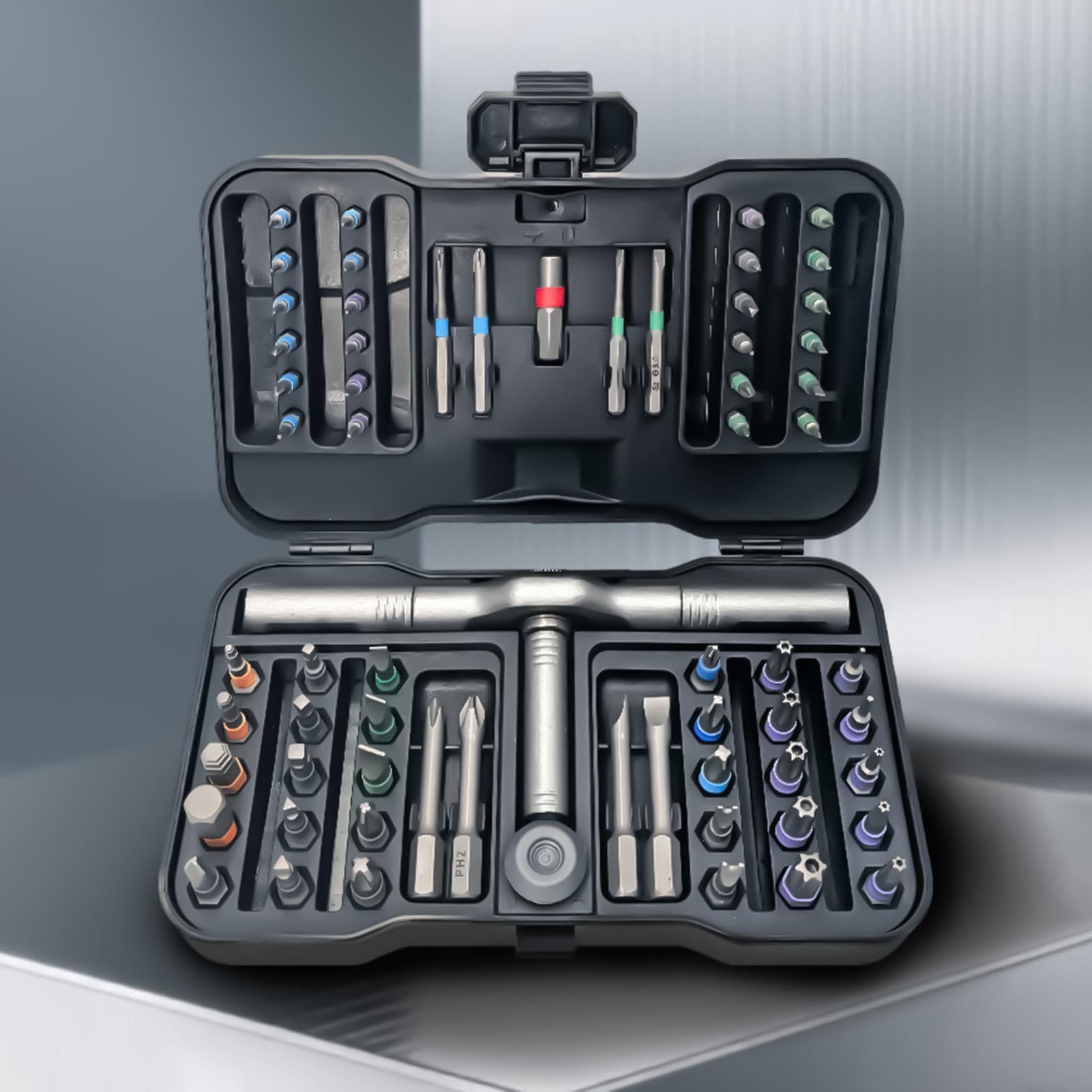Set Cacciaviti a Cricchetto Strumento di Riparazione di Precisione con | Set Cacciaviti a Cricchetto con per Orologio Occhiale Computer Mobile Elettrodomestico Auto Meccanico Elet