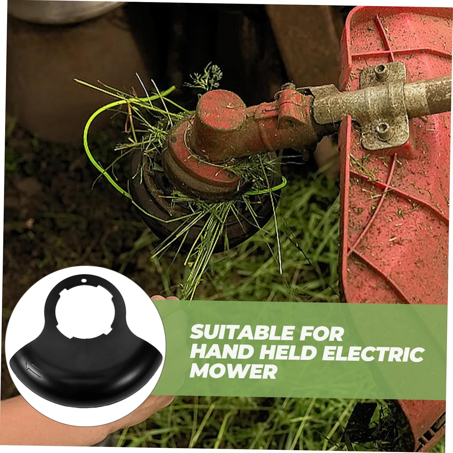 12v Grass Shield for Lawn Mower Grass Deflector for Walk Behind Mowers Easy Installation Compatible Electric Trimmers