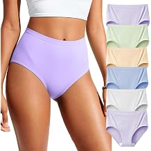 Battewa Cotton Underwear for Women OEKO-TEX Certified Everyday Ladies Briefs Comfortable Fit Breathable Panties 4-6 Pack