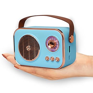 Jaxter Bluetooth Wireless Speaker with USB Input & Hands-Free Calling (10W RMS Power) 7 W Bluetooth Speaker (Blue)