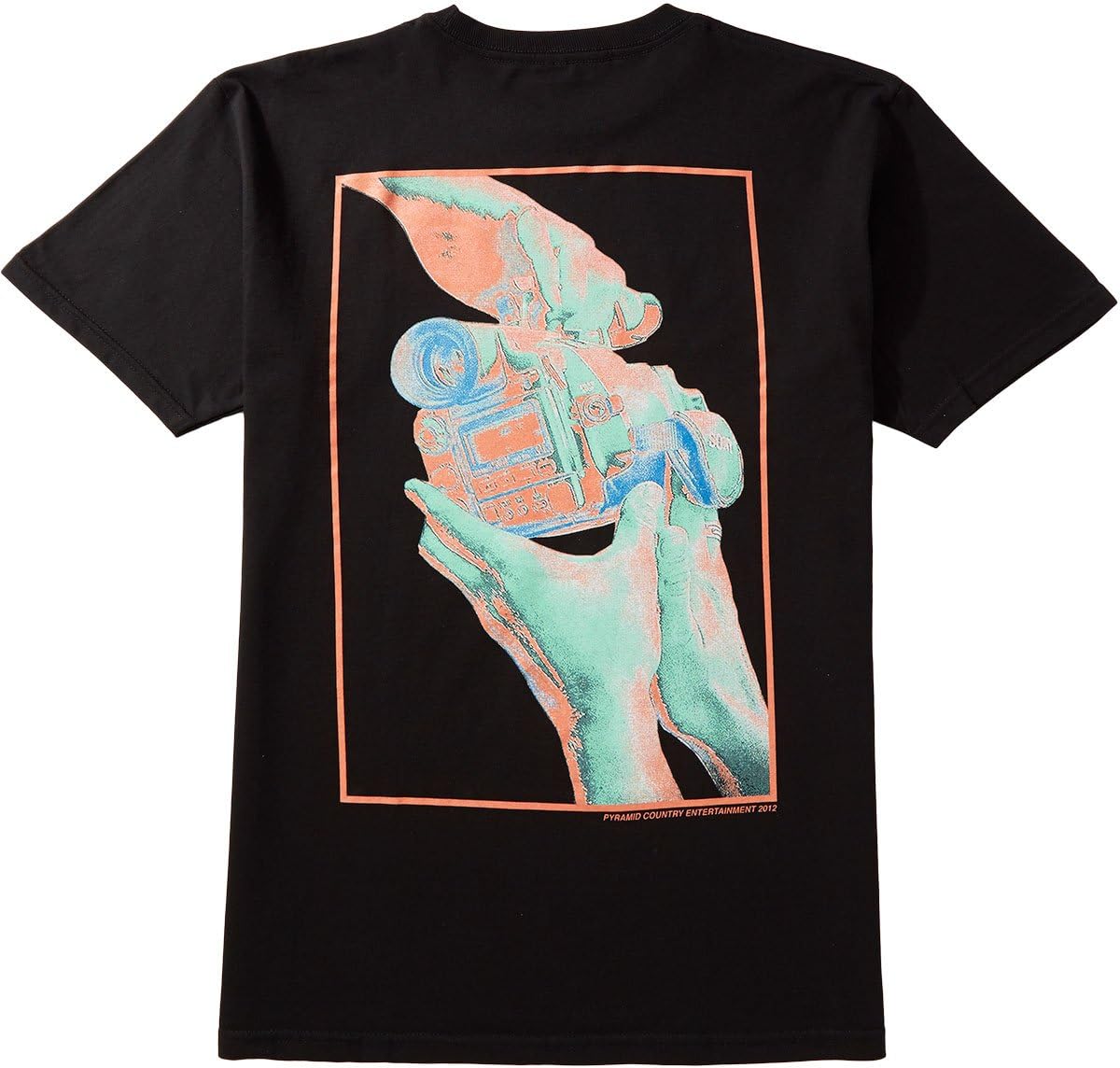 Teamwork T-Shirt - Black/Teal/Pink
