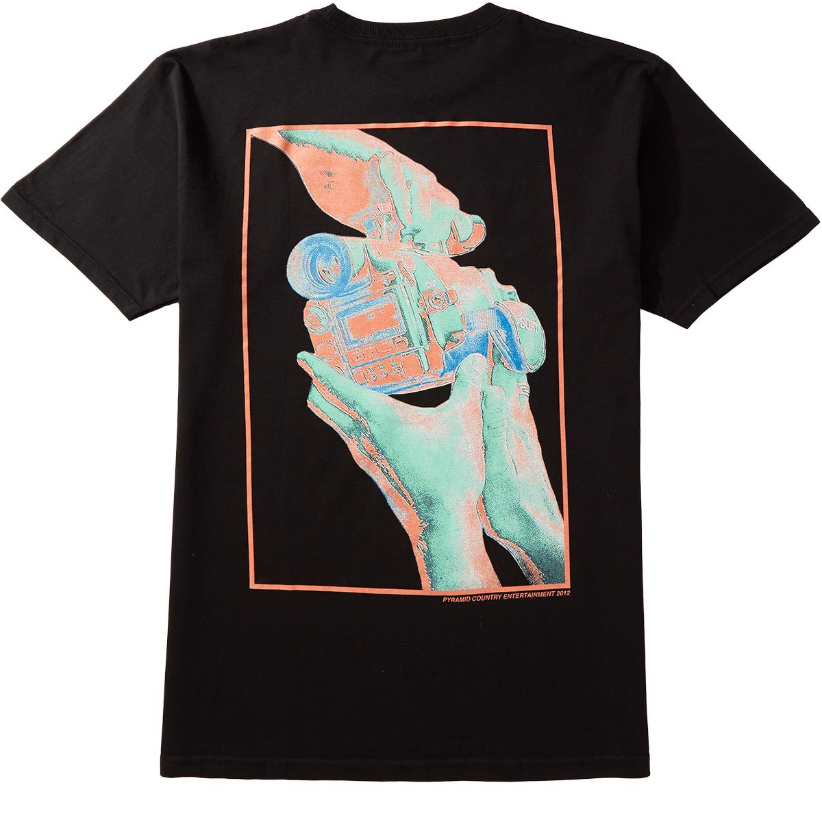 Teamwork T-Shirt - Black/Teal/Pink