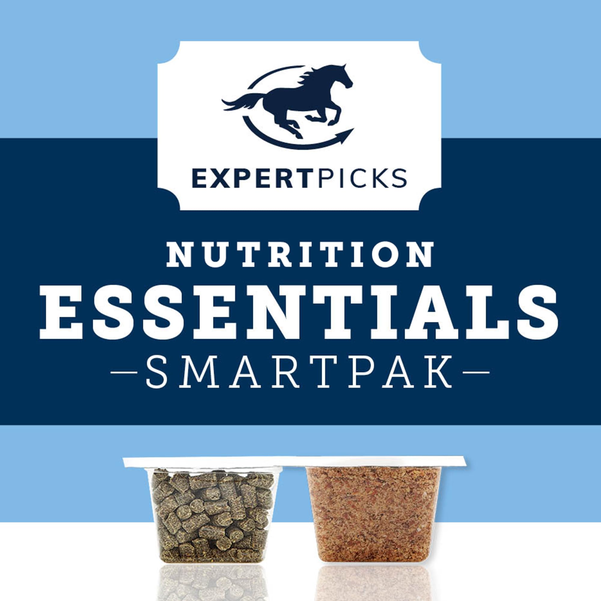 Nutrition Essentials SmartPak | Nutritional Supplement for Horses | Containing Essential Vitamins, Minerals, Amino Acids, and Omega 3 | Healthy Skin & Horse Coat | 28 Days Supply