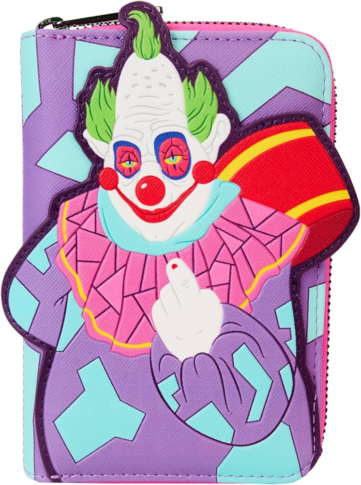 Amazon.com: Loungefly Killer Klowns Jumbo Cosplay Zip Around
