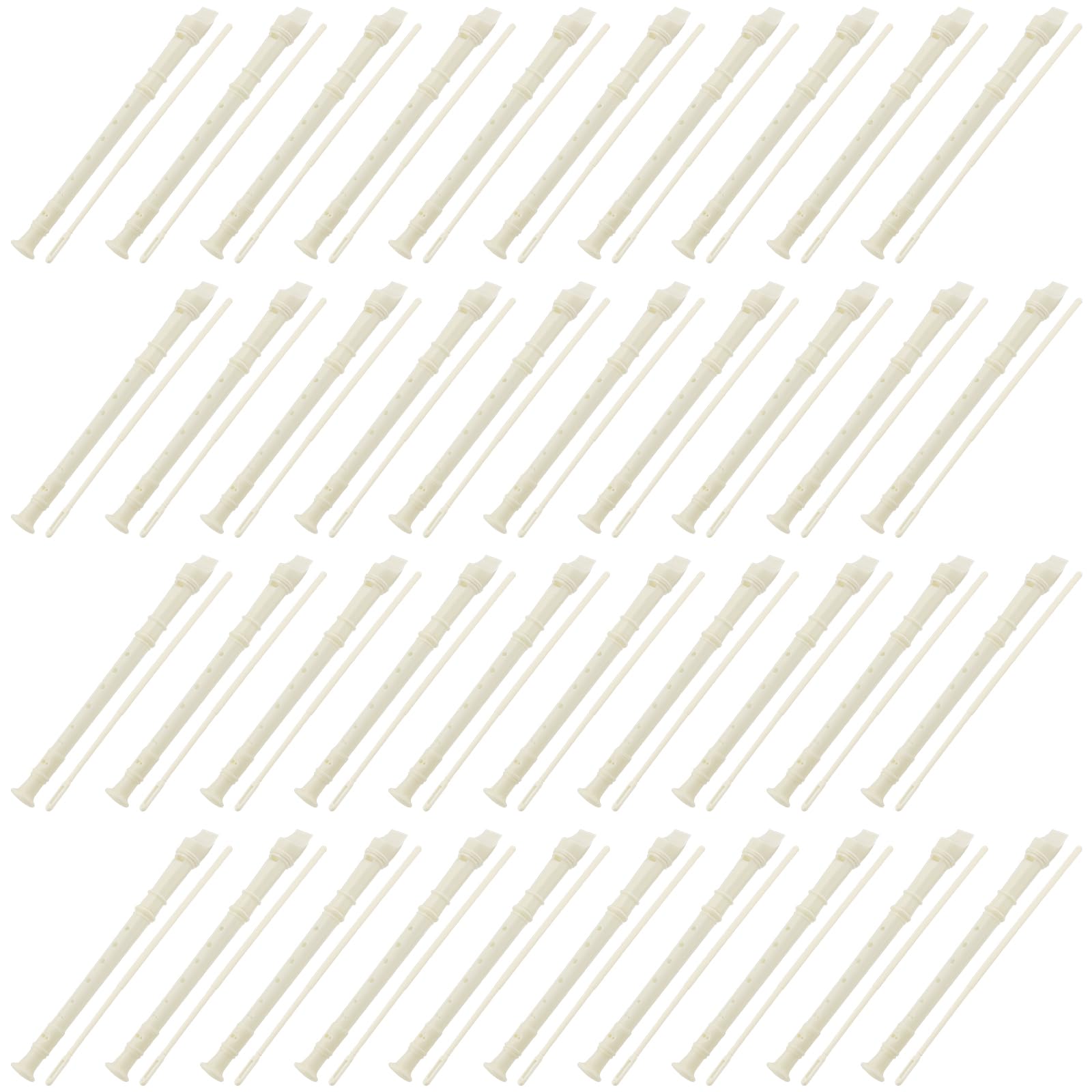 40 PCS 8 Hole Recorder Instrument, Soprano Descant Recorder Musical Instruments with Cleaning Rod, Plastic Flute Instrument for Beginners School Student Music Instrument-image-20