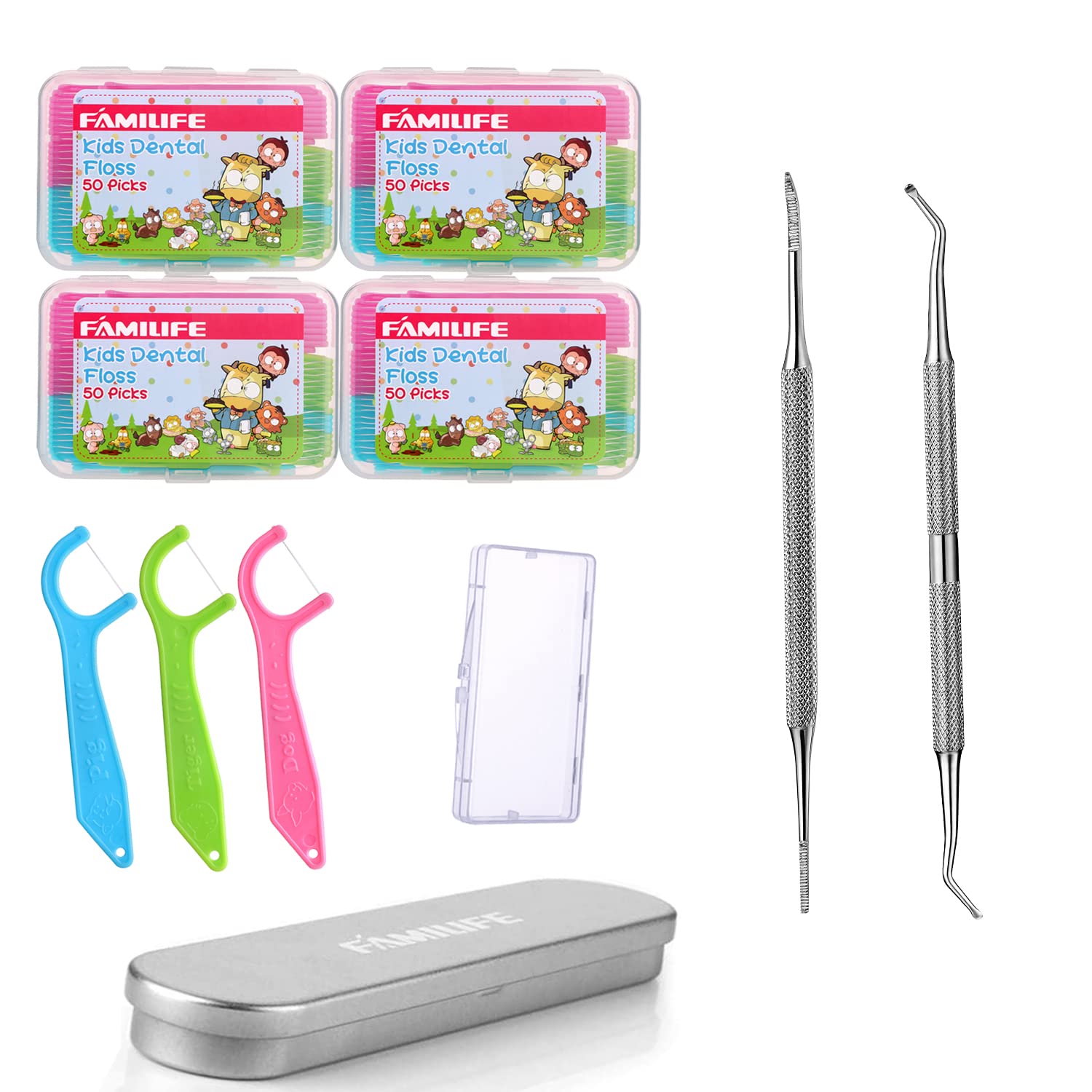 Amazon.com: FAMILIFE Dental Floss Picks Kids flossers Toddler