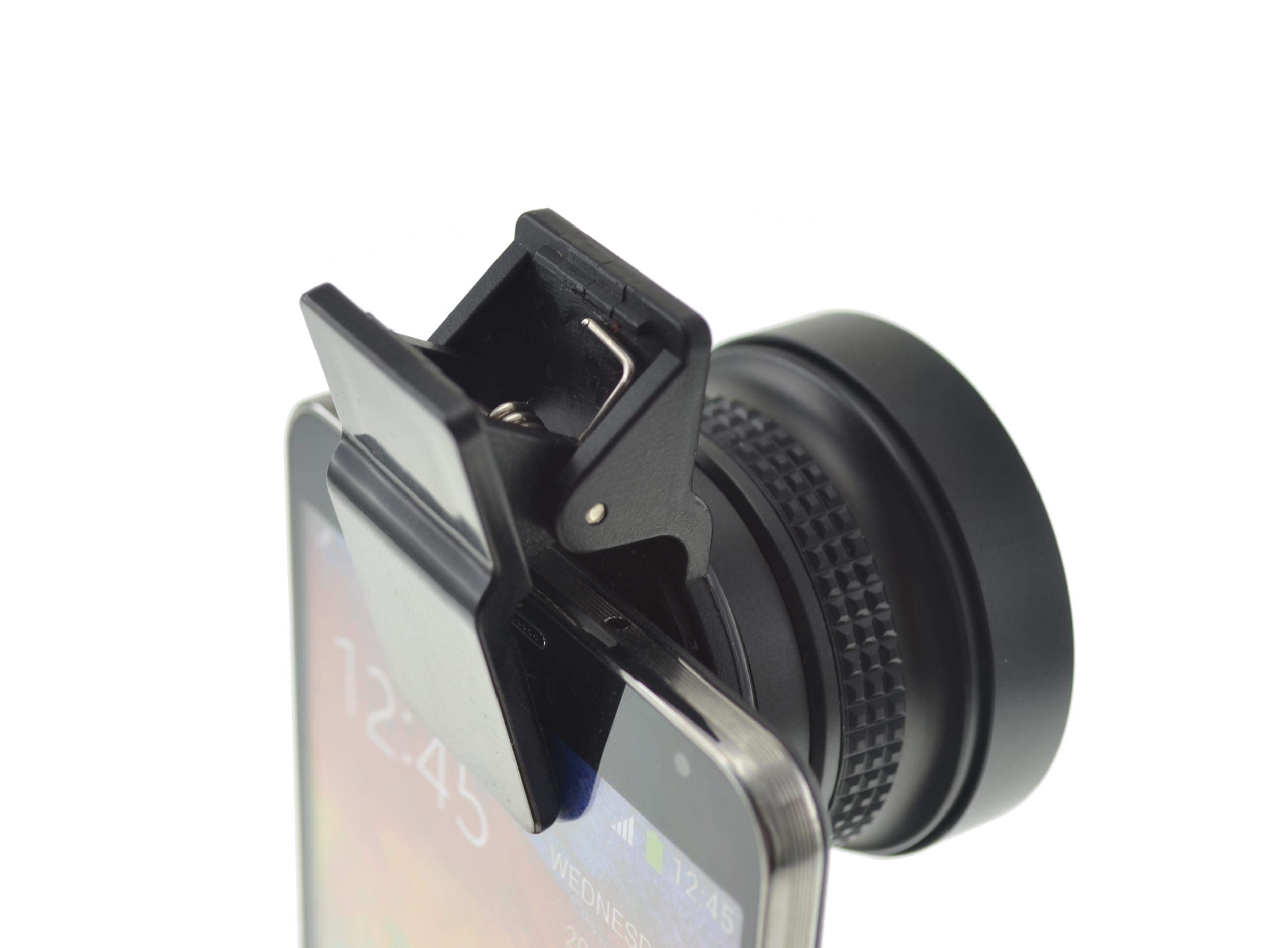 SYSTEM-S Occhi di Pesce e Macro 37 mm Lente con Clip per Smartphone