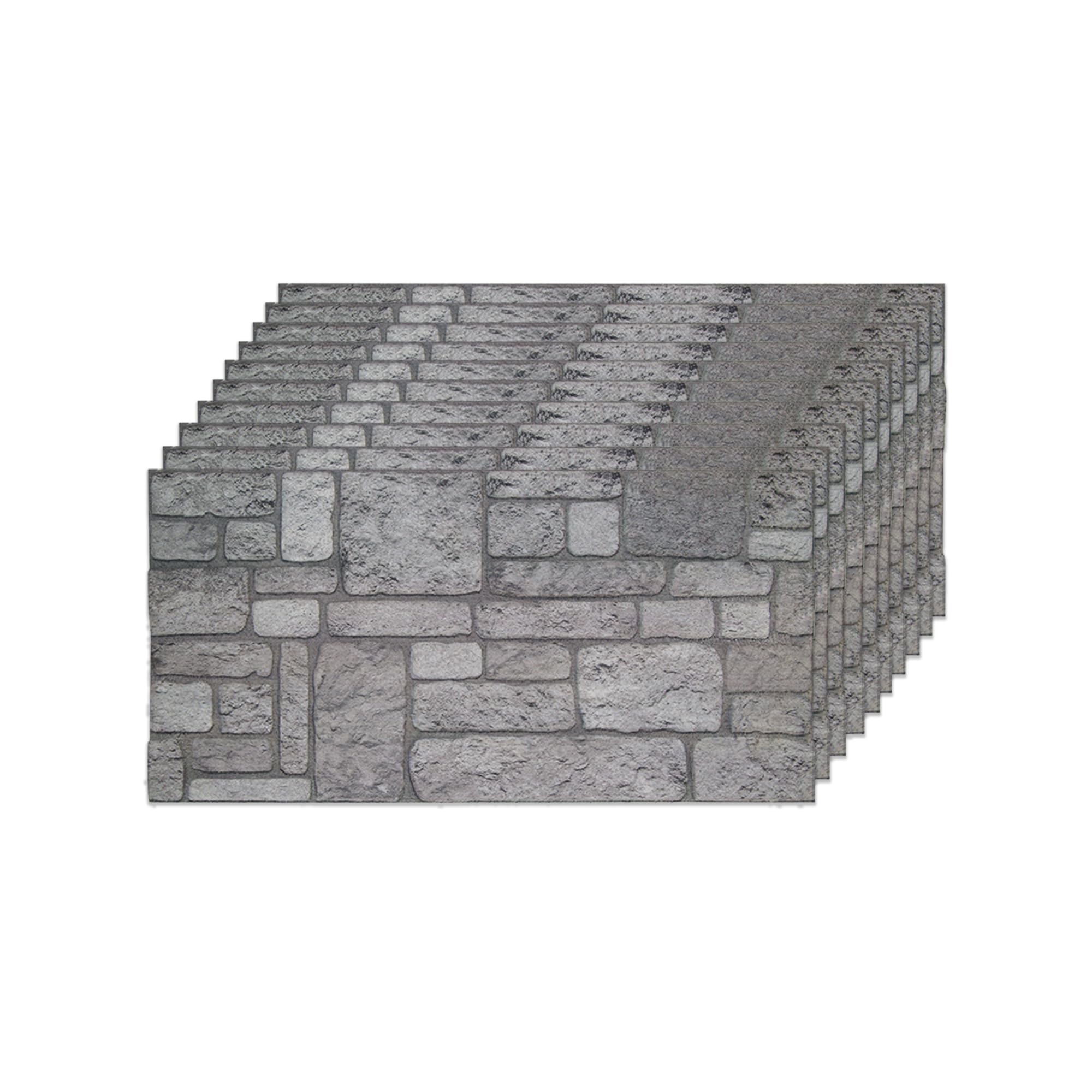 IZODEKOR 3D Stone Effect Wall Panels - Faux Stone Paneling for Living Room, Kitchen, Bathroom and More | Natural Stone Look | Easy Application | Backyard | Pack of 10, Covers 53 sq ft โ image 1