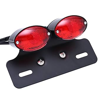 Amazon | nakira バイク用 テールランプ 2灯型 LED 汎用 テール