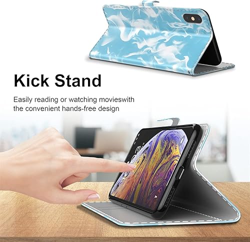 Miniatura 5 de IVY Moto E7 Wallet Case for Moto E7,Mist Series Wallet Phone Case Flip Cover for Motorola Moto E7 - Purplish Red