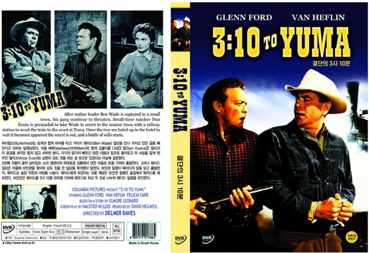 3:10 To Yuma DVD Western de Importación Edición Especial Región Libre