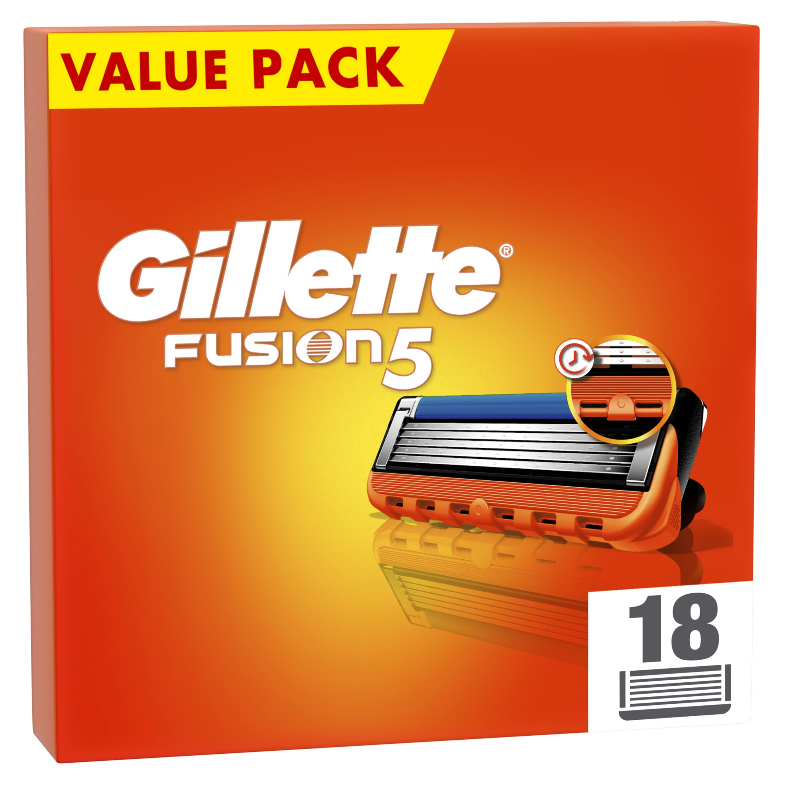 Gillette Rasierer, 18 Ersatzklingen - Alte Variante