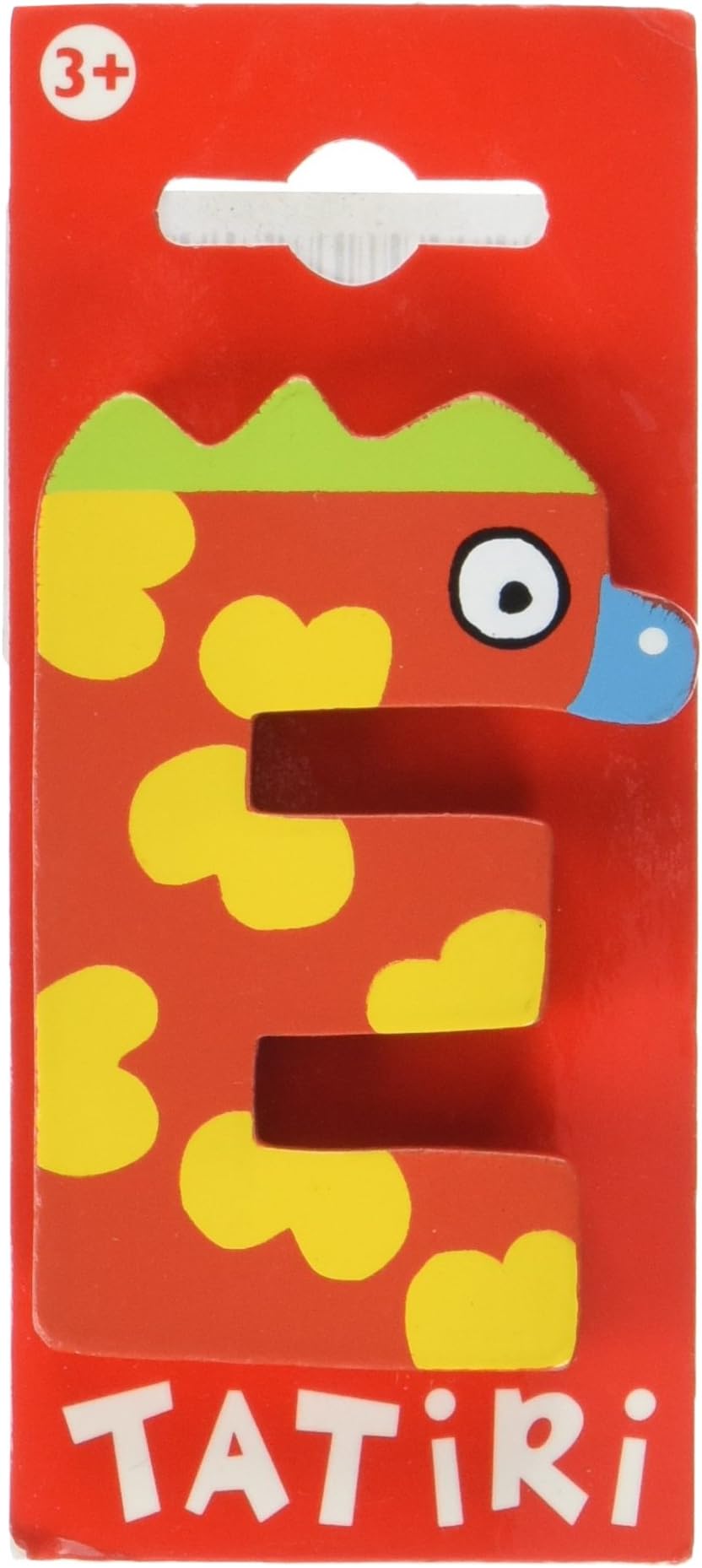 "Crazy Bird" Wooden Letter E 7 cm