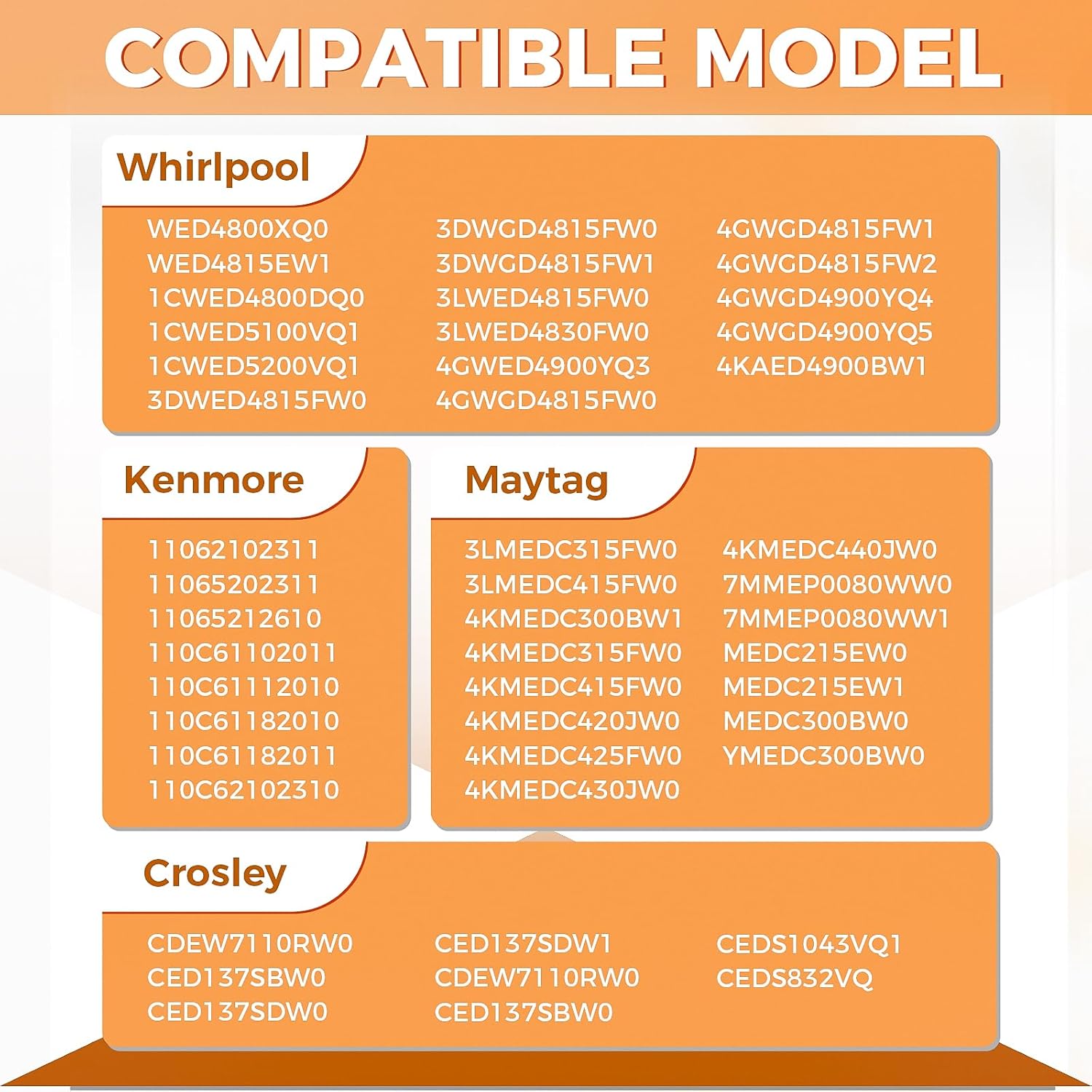 W10185982 Dryer Timer Compatible with Whirlpool, Maytag, Kenmore, Crosley, Replace 418-618-20-b5 AP6016541,PS11749831,WPW10185982,WPW10185982VP (230V 60Hz)