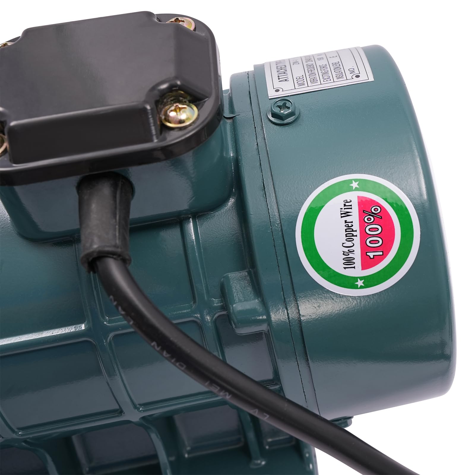 Calcestruzzo vibratore intensivo motore vibrante motore compressore per calcestruzzo motore a vibrazione per carbone elettricità costruzione industria chimica blu 370W