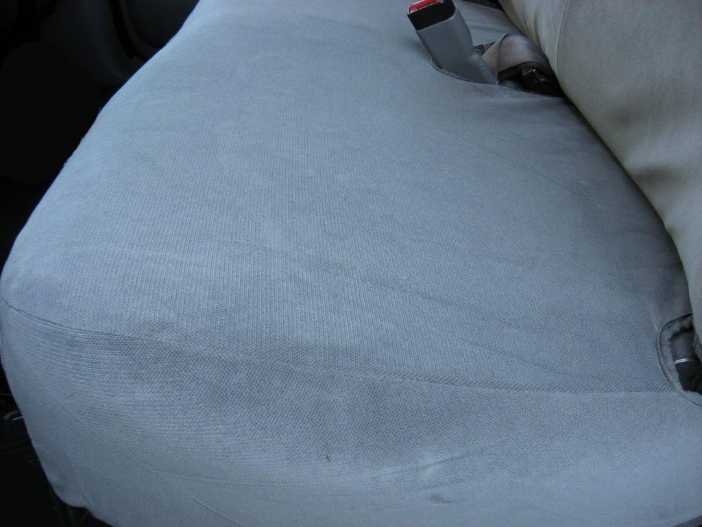 Durafit Seat Covers, Made to fit 1999-2007 F150 Truck and Light Duty F250 Bench Seat Custom Exact Fit Seat Covers Gray Automotive Velor