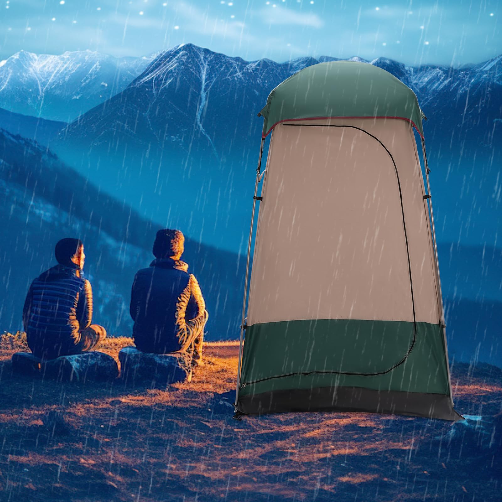 Tragbare Zelt,Mobile Dusche Zelt FüR Wandern,Camping Unterschlupf Mit Tragetasche,AußEnzelt Unterkunft Zelt