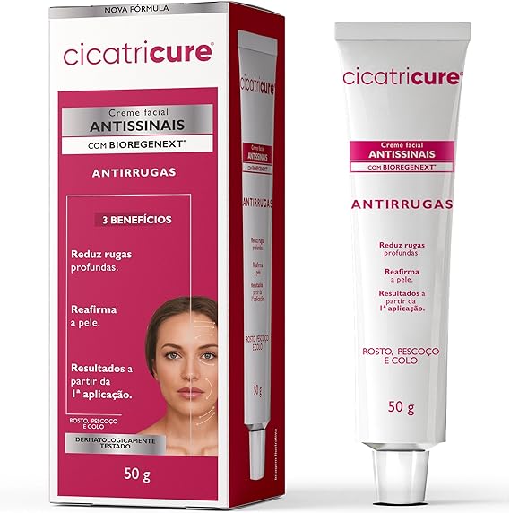 Cicatricure Creme Facial Antirrugas Antissinais com BIOREGENEXT, Reduz Rugas Profundas, Reafirma a Pele, Hidratante para Área dos Olhos, Resultados desde 1ª Aplicação, Combate Olheiras 60g Menor preço em Cicatricure Creme Facial Antirrugas Antissinais com BIOREGENEXT, Reduz Rugas Profundas, Reafirma a Pele, Hidratante para Área dos Olhos, Resultados desde 1ª Aplicação, Combate Olheiras 60g
