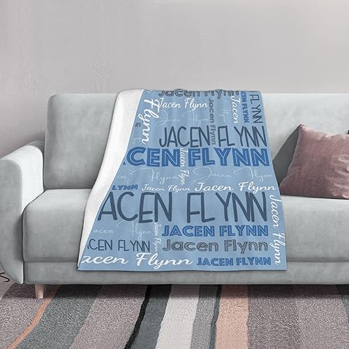 Miniatura 57 de Dr.TOUGH Mantas personalizadas para niños y adultos, manta personalizada con nombre para niños, manta con monograma con nombres personalizados