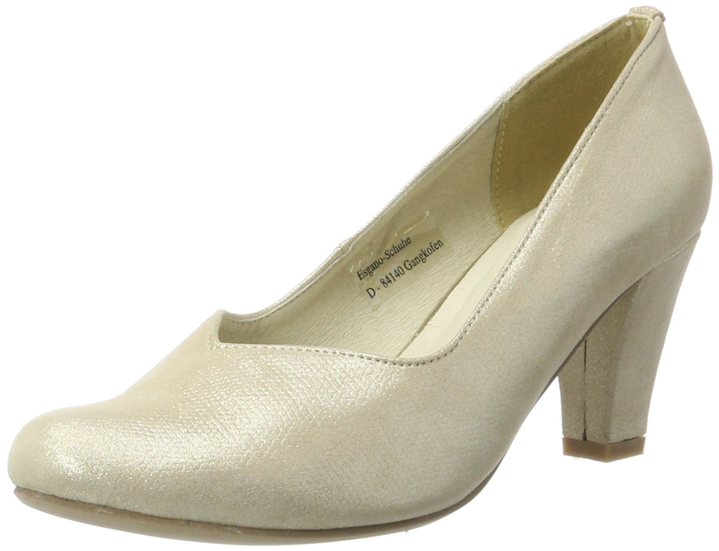 Andrea Conti 1003464, Women’s Pumps, Beige (Champagner), 5 UK (38 EU)