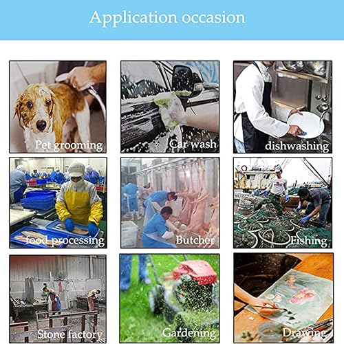 Miniatura 5 de Delantal de cocina impermeable Delantal de lavaplatos Delantal largo de carnicero Delantal para hombre PVC Agricultura Limpieza