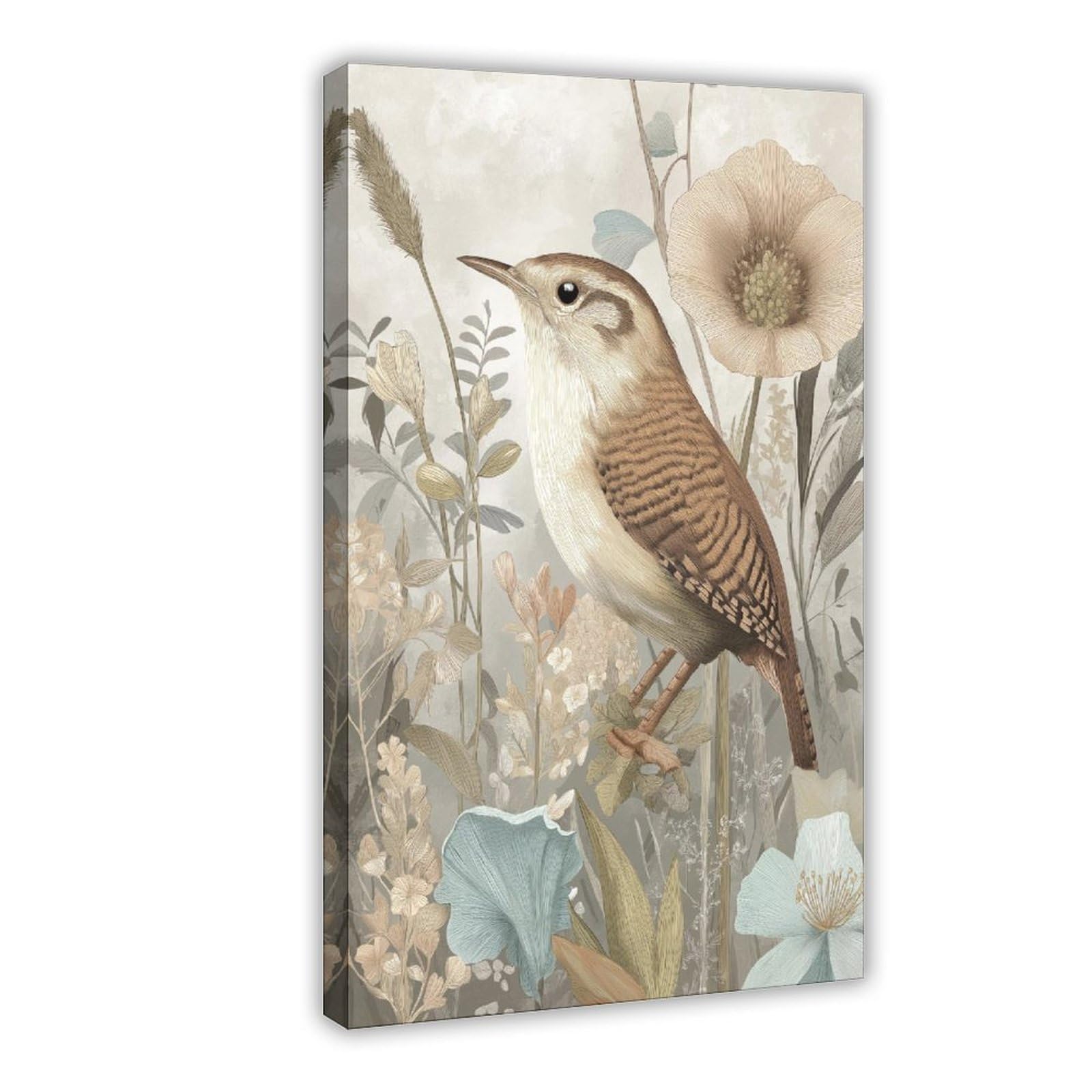 MRYCQ Wren Bird Poster Canvas Poster for Office Decor Gift