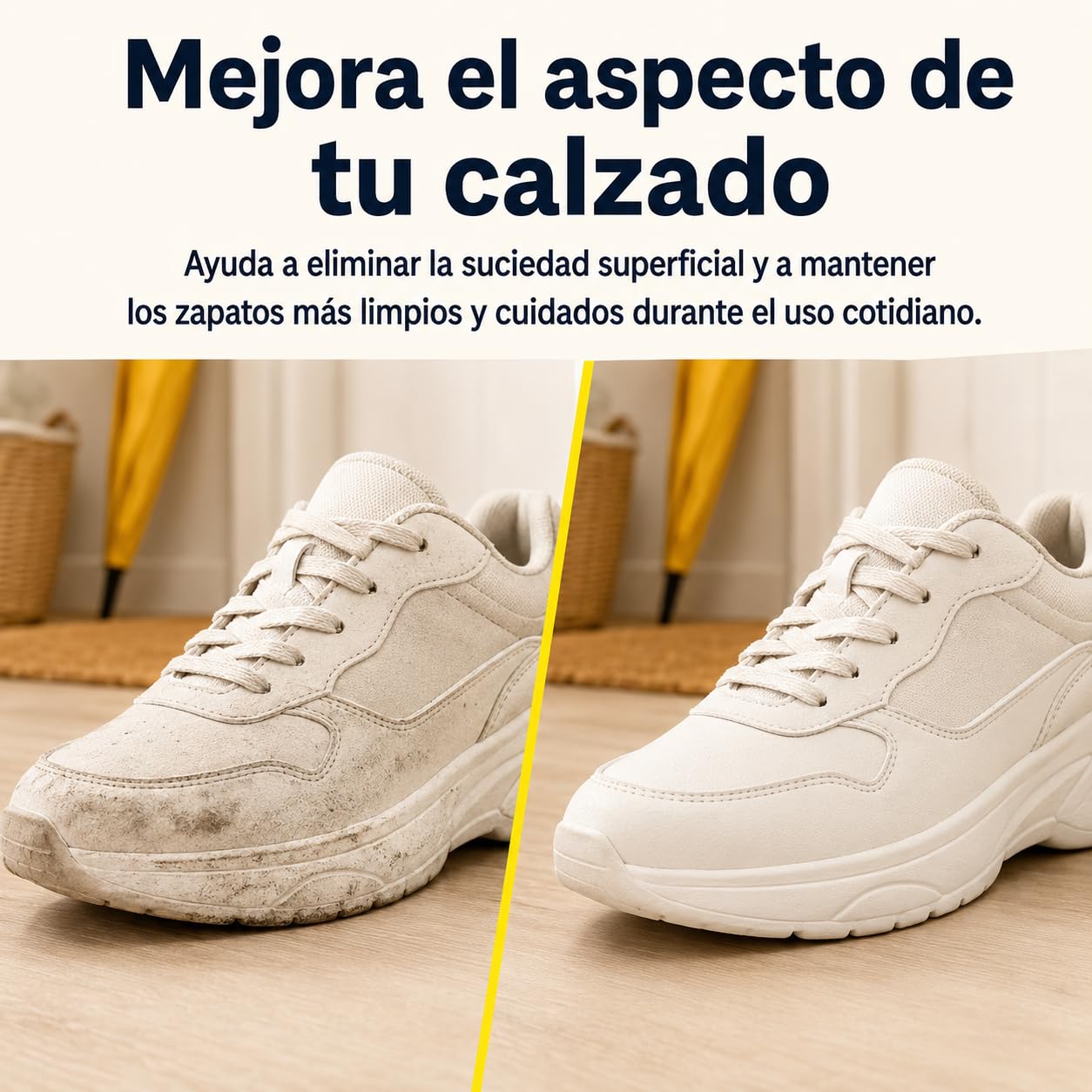 Limpiador de Calzado, Cepillo mágico sin Agua, Pack de 12