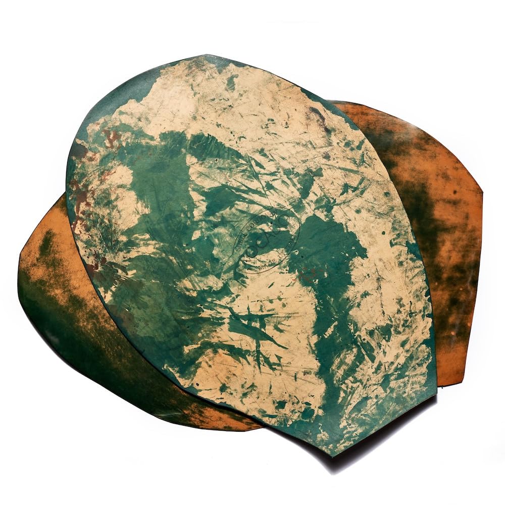 Buckleguy.com Rocado Shell Cordovan, Marble, Green, 4oz, 3.3 sqft - (.31 m2)