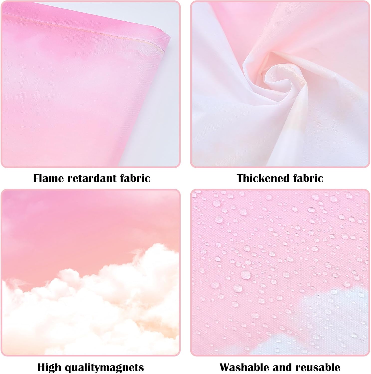 8 Pcs Fluorescent Light Covers - 4 x 2 Feet Covers for Ceiling Lights, 8 x 10 Magnetic Light Filters for Classroom, Office, Hospitals