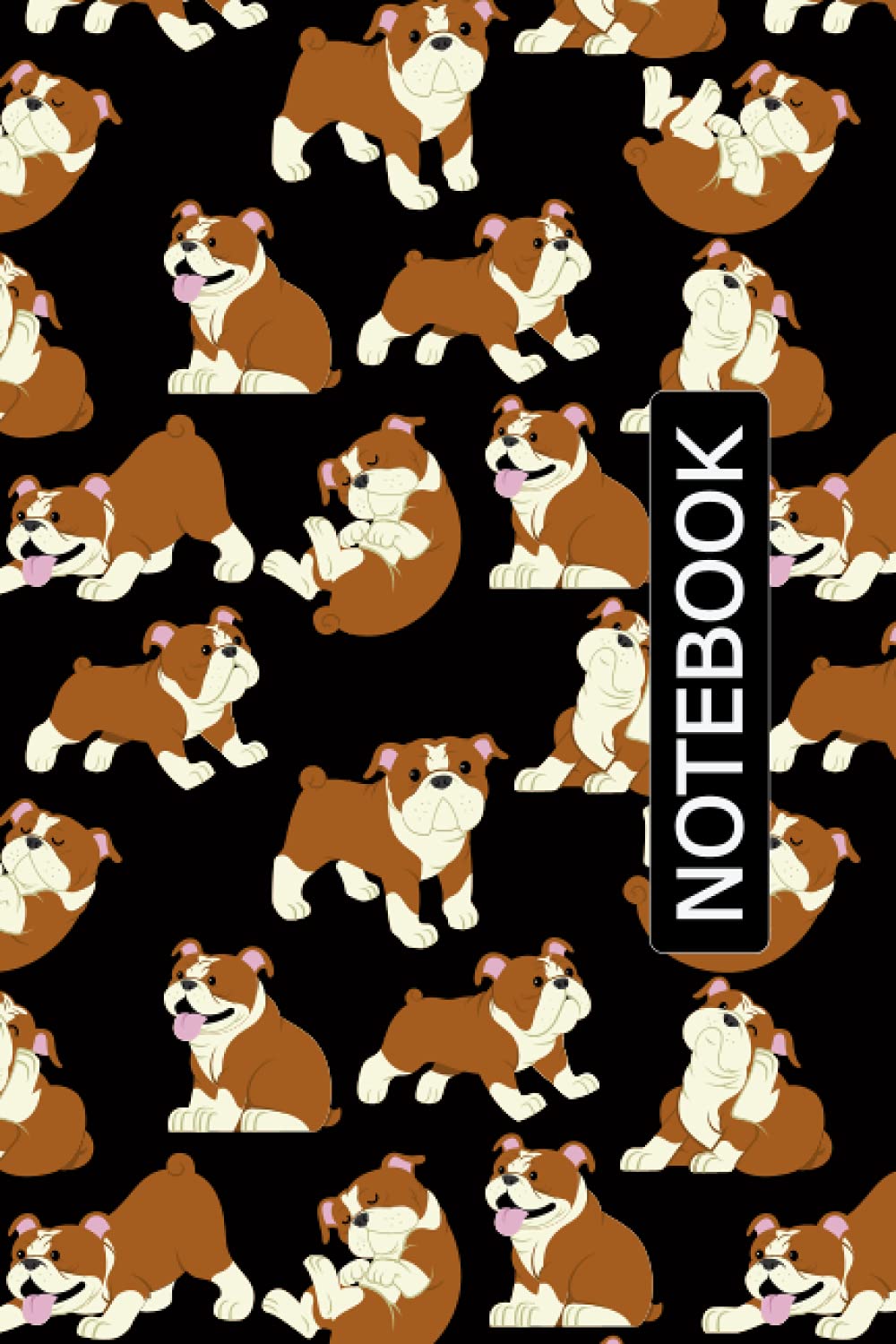 English Bulldog Notebook: English Bulldog Notebook Journal To Write Notes, Password, Notepad, To Do Lists - 6 x 9 Inches - 100 Pages
