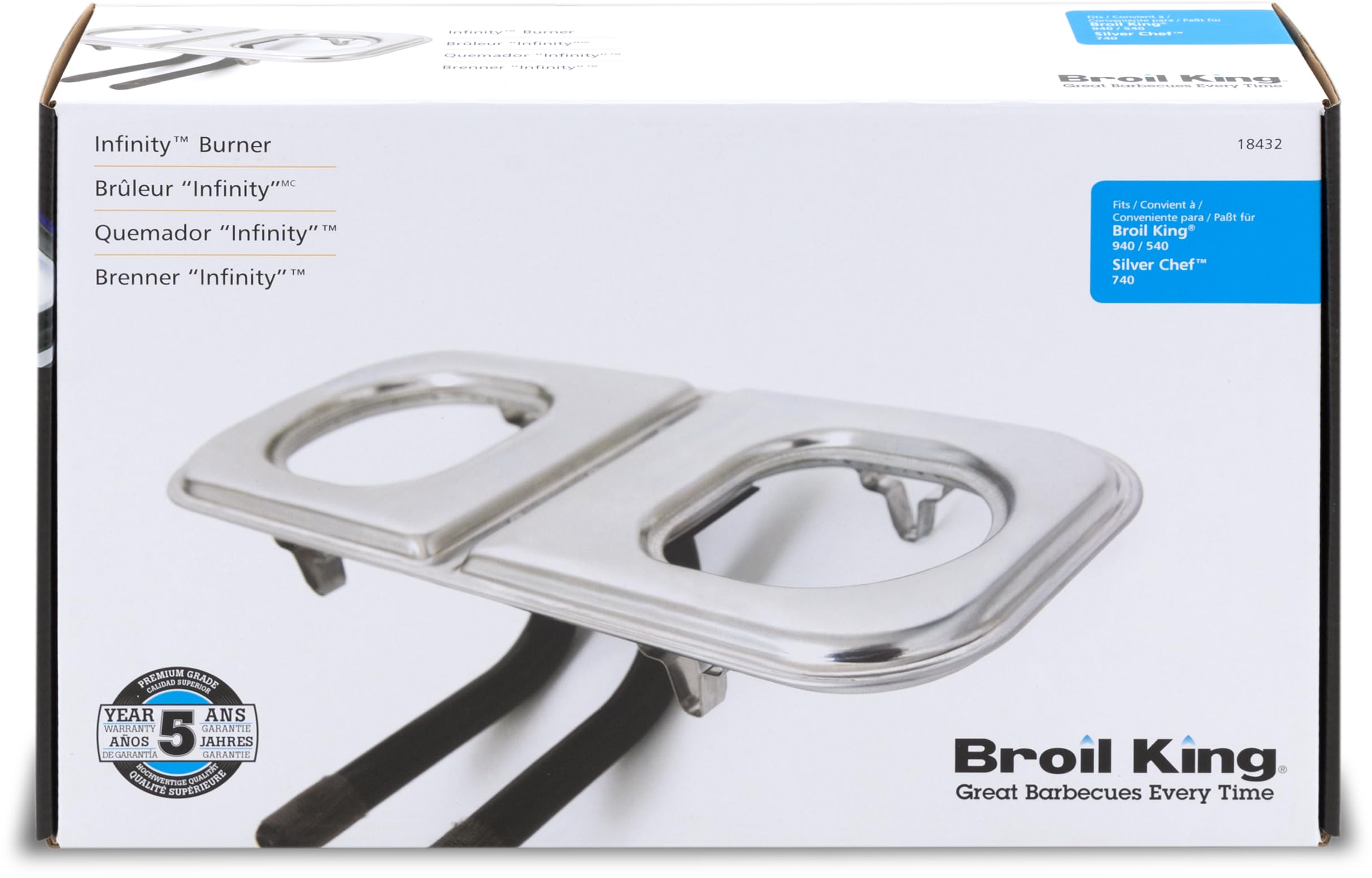 Broil King 18432 Infinity bruciatore T401