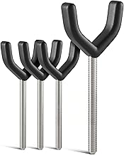 Y-Adapter Set of 4 for Door Safety Gates and Stair Safety Gates I Universal for Railings up to 40 mm, Non-Slip, Compatible with M8 & M10 Thread | Quick Installation without Drilling on the Child