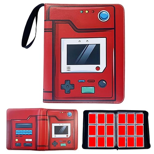 Trading Card Binder with 9 Pocket Pages 900 Pockets Protective Storage Album for Sports Cards, Gaming Cards, Collectibles