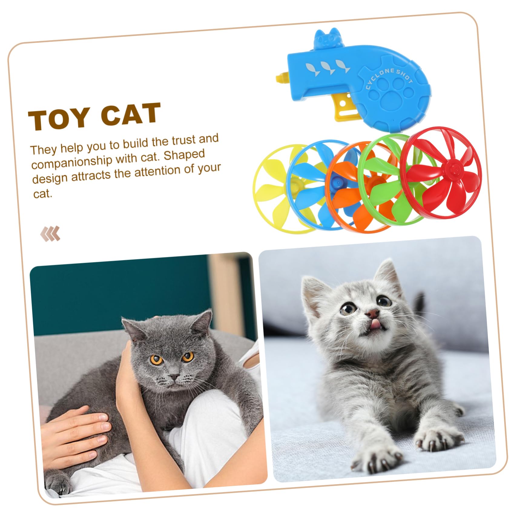 Amazon | BUGUUYO 2個セット 空飛ぶ猫のおもちゃ ヘリコプターの
