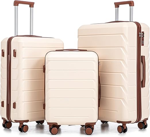 High Quality Spinner Wheels Travel Luggage Suitcase Leisure ABS Luggage Suitcases 20 24 28 Inch