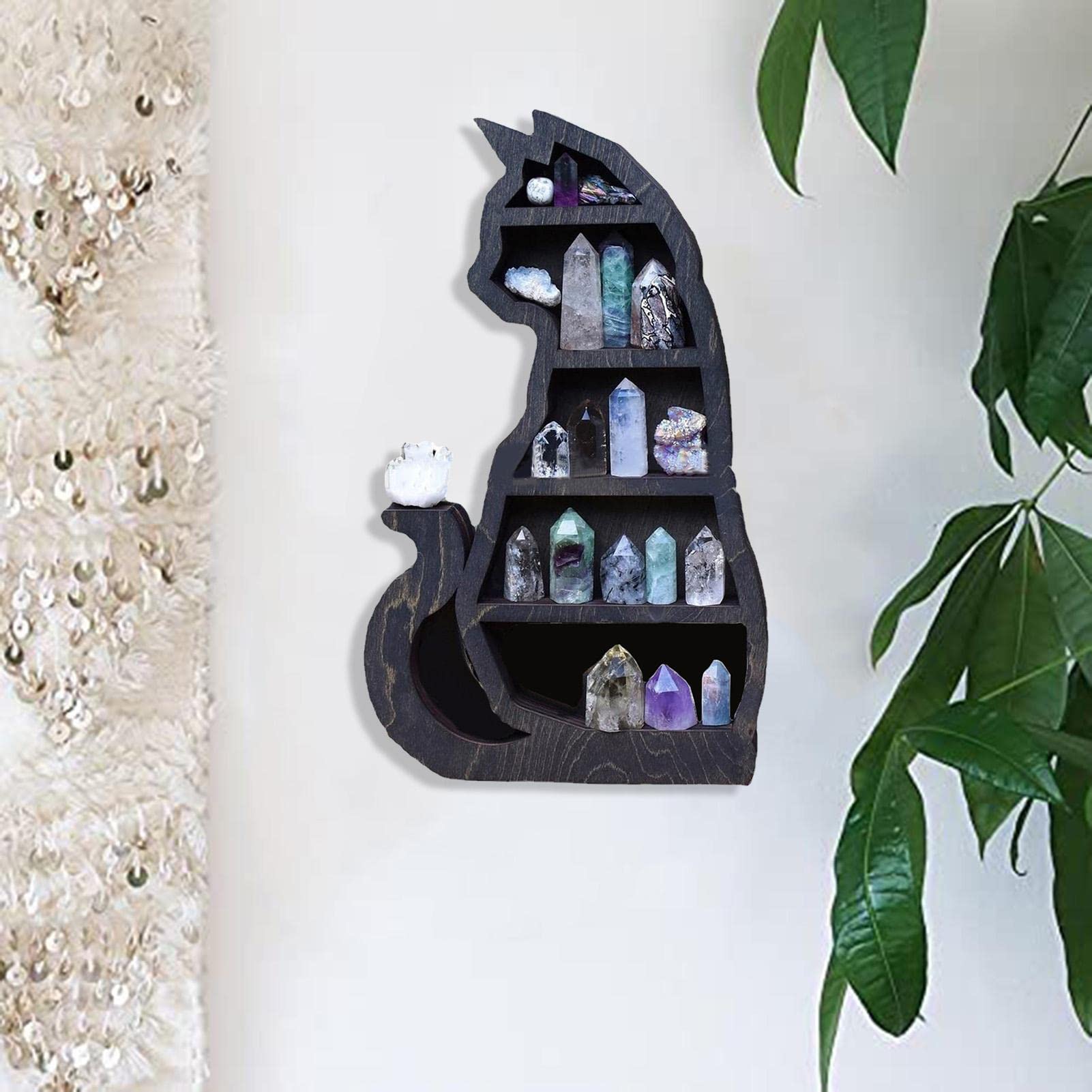 Amazon｜月の棚 三日月棚 ゴシック装飾 三日月形の月の棚、ムーン