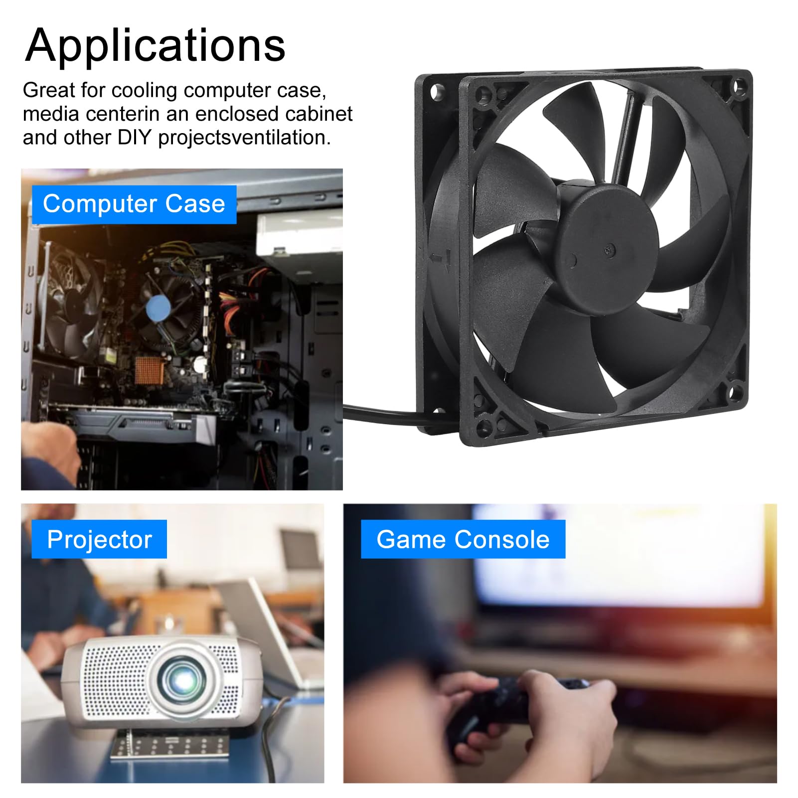 Amazon.co.jp: 9225ファン 90x90x25mm DC 5V 92mm x 25mm USB